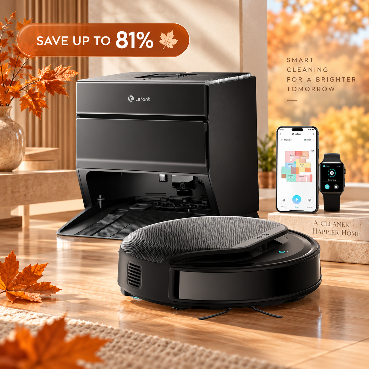 Lefant M5 Series: Robot Vacuum Cleaner
